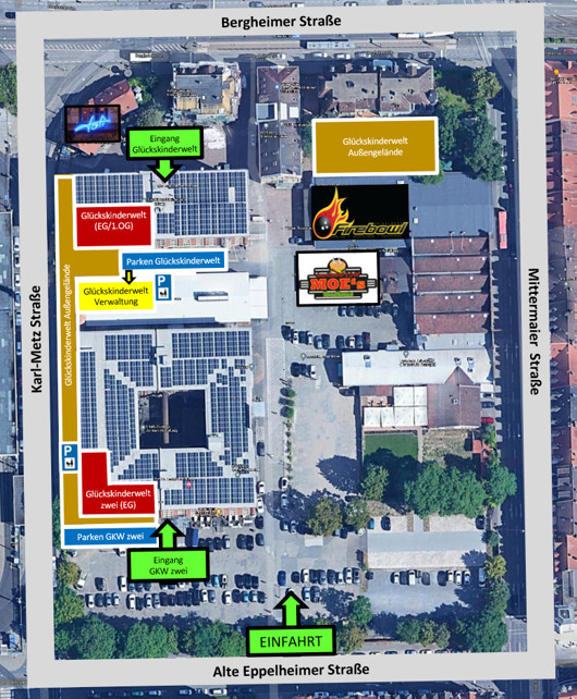 Map and Parking Glückskinderwelt